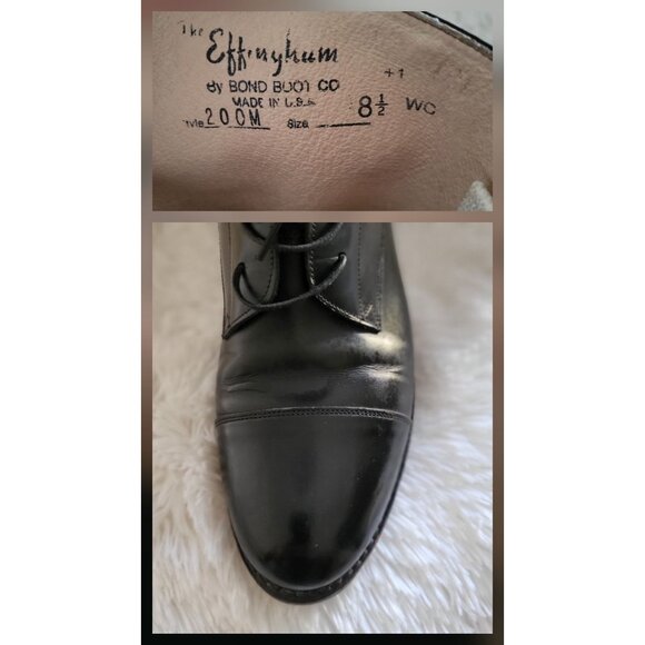EFFINGHAM Bond Co. 200M Black Leather Equestrian Riding Boots Size 8.5 WC - Picture 6 of 13